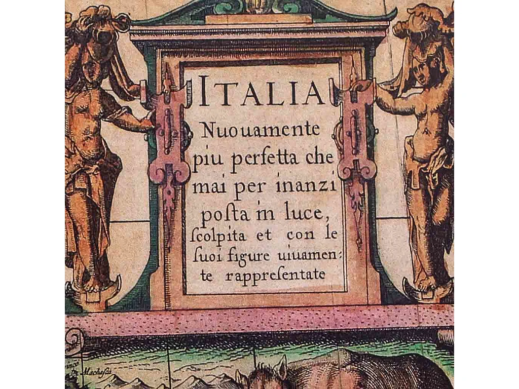 Toile parchemin imprimée sur tissu 97x81x1,8h