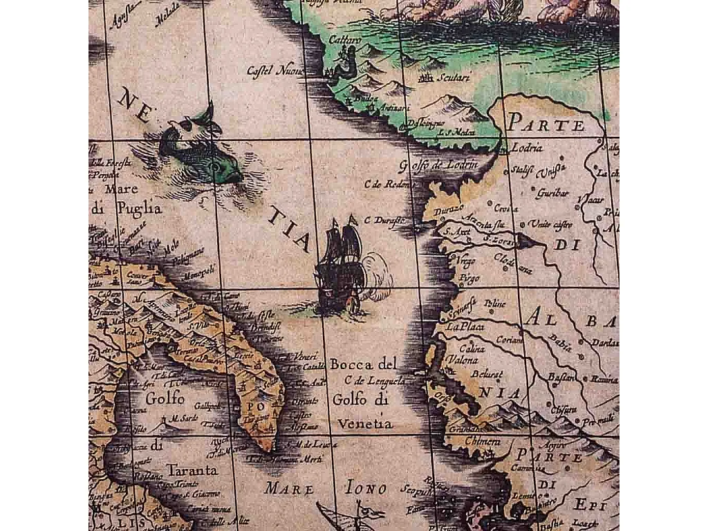 Toile parchemin imprimée sur tissu 97x81x1,8h