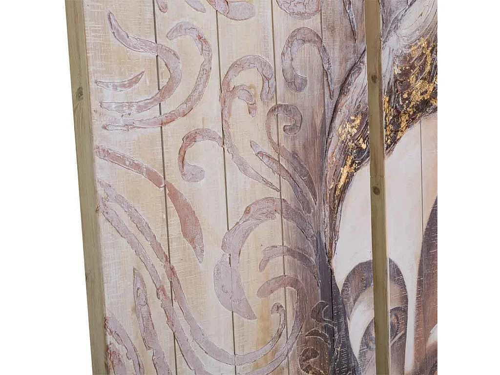 Quadro dipinto a mano 3 pezzi 50x150x4h