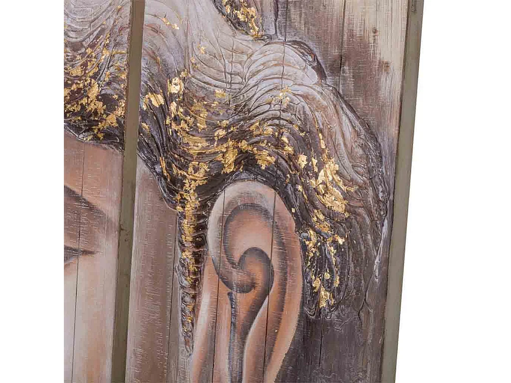 Pintura pintada à mão 3 peças 50x150x4