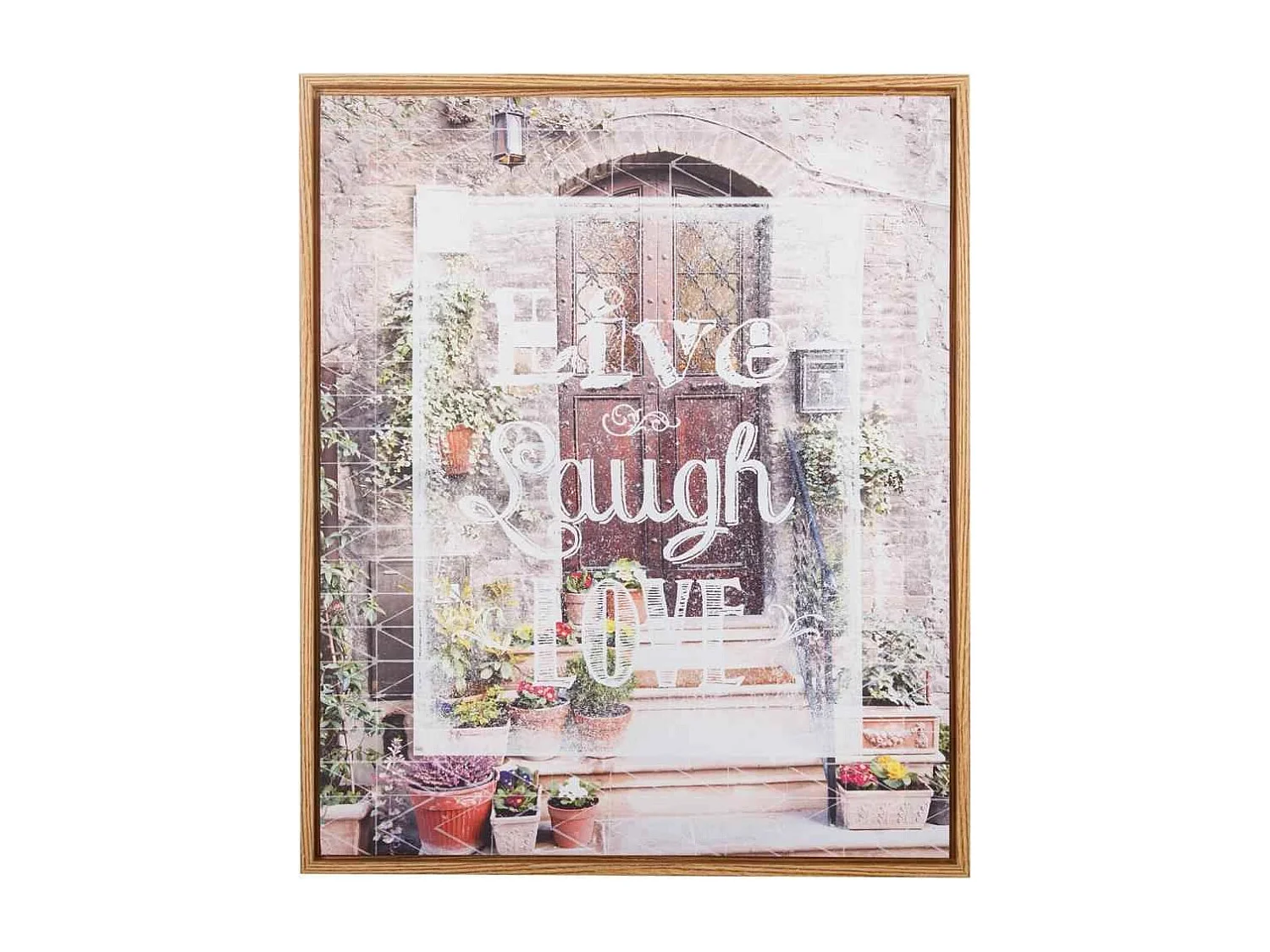 Bedrucktes Leinwandgemälde mit Rahmen 50x60x4 h cm