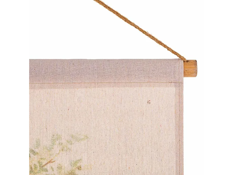 Tela in tessuto pergamena stampata 65x95x2,5h