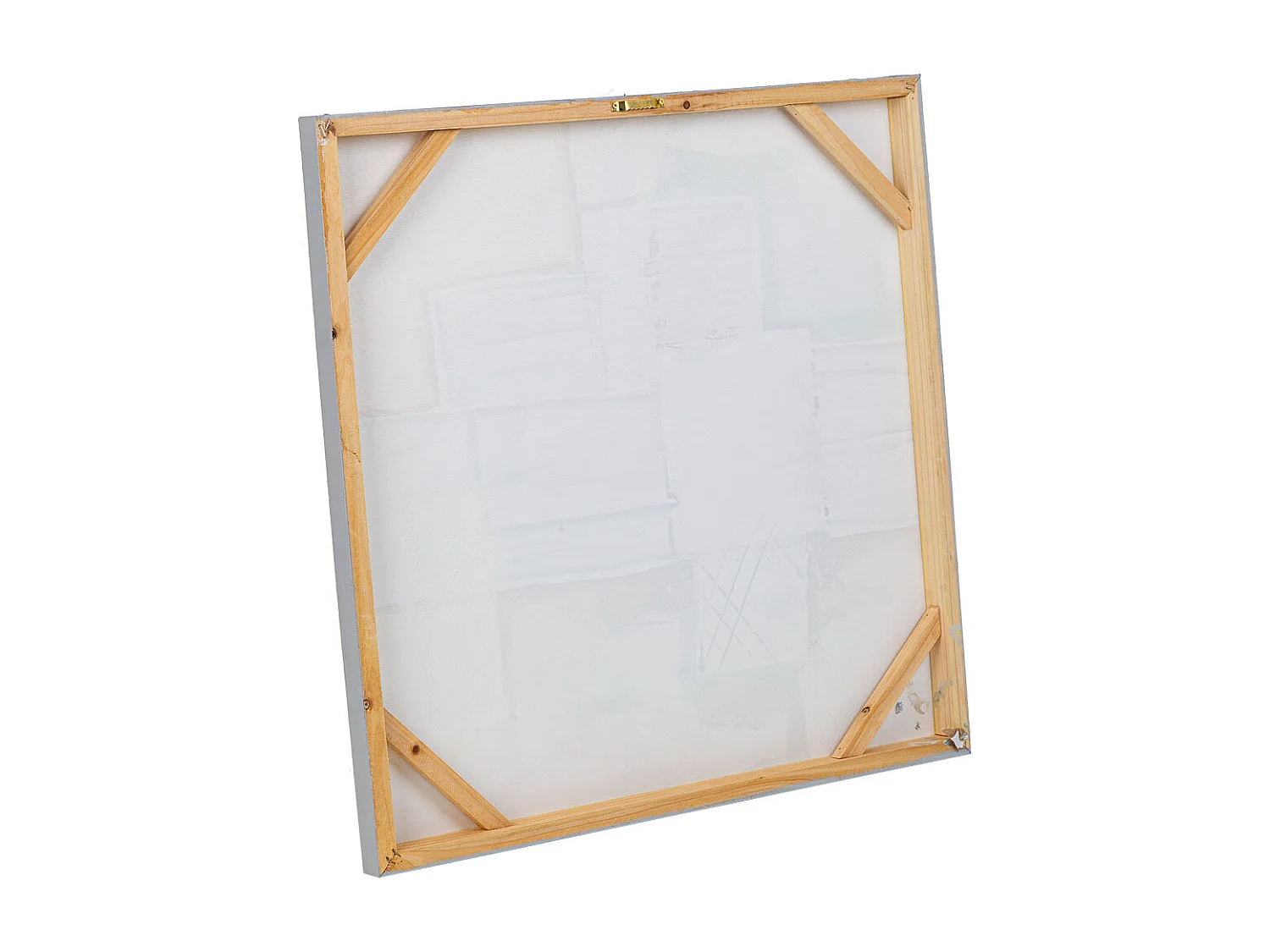 Quadro dipinto a mano con rilievo multicolore 60x60x3h cm