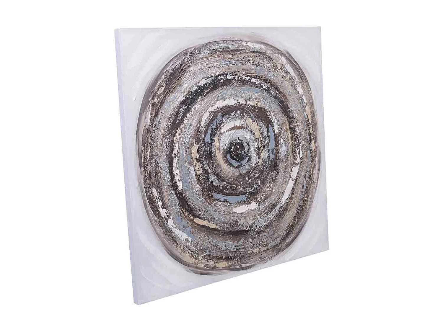 Handgemaltes ReliefgemÃ¤lde 80x80x3h cm