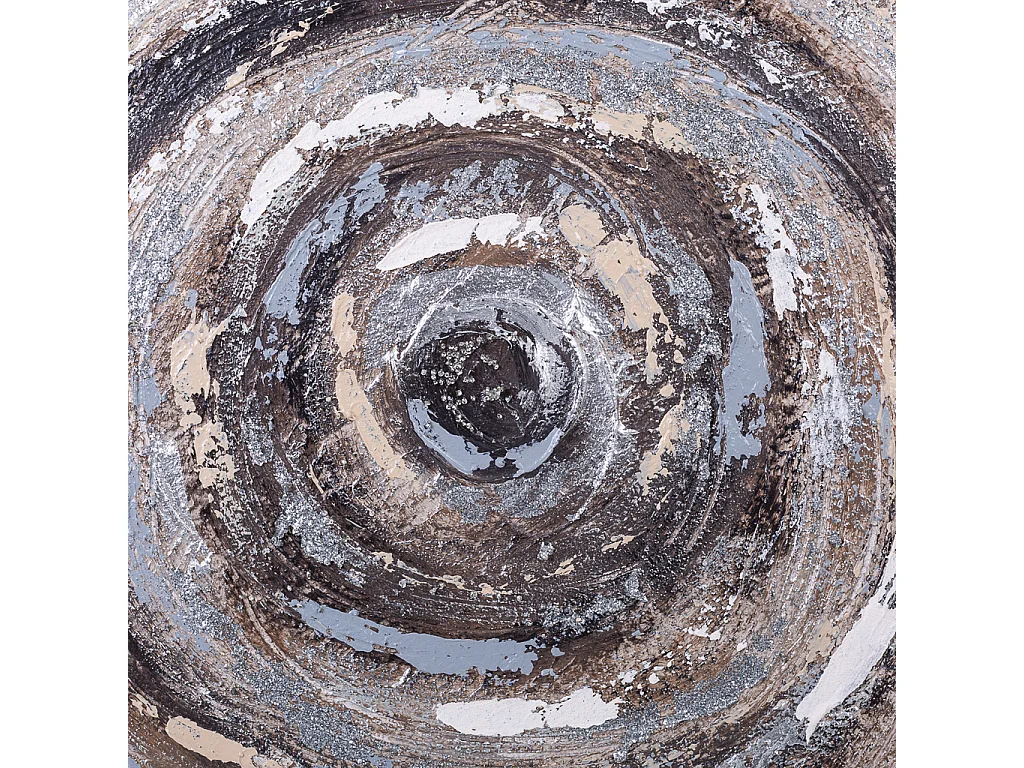 Handgemaltes ReliefgemÃ¤lde 80x80x3h cm