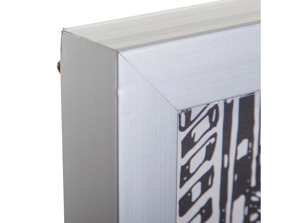 Bedrucktes Doppelleinwandgemälde mit Rahmen 80x80x4 h cm