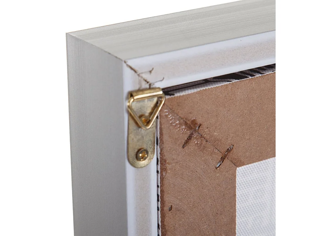 Pintura em tela dupla impressa com moldura 80x80x4