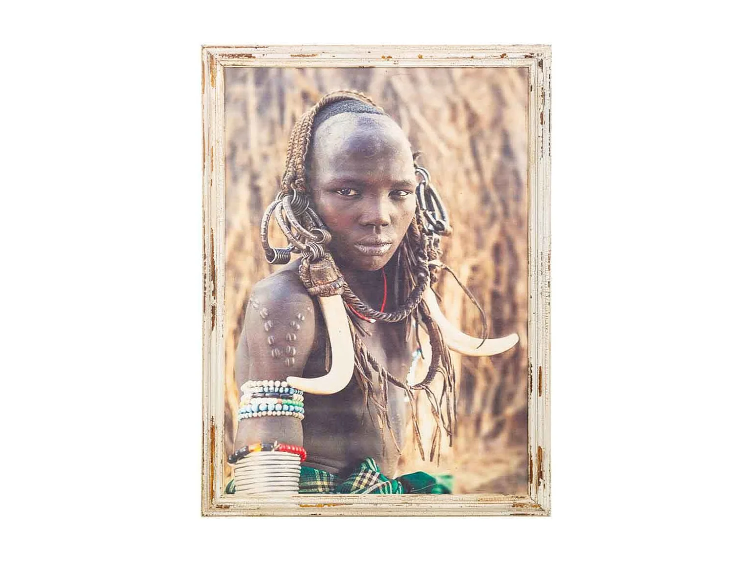 Portrait photographique encadré 79,5x3x110h