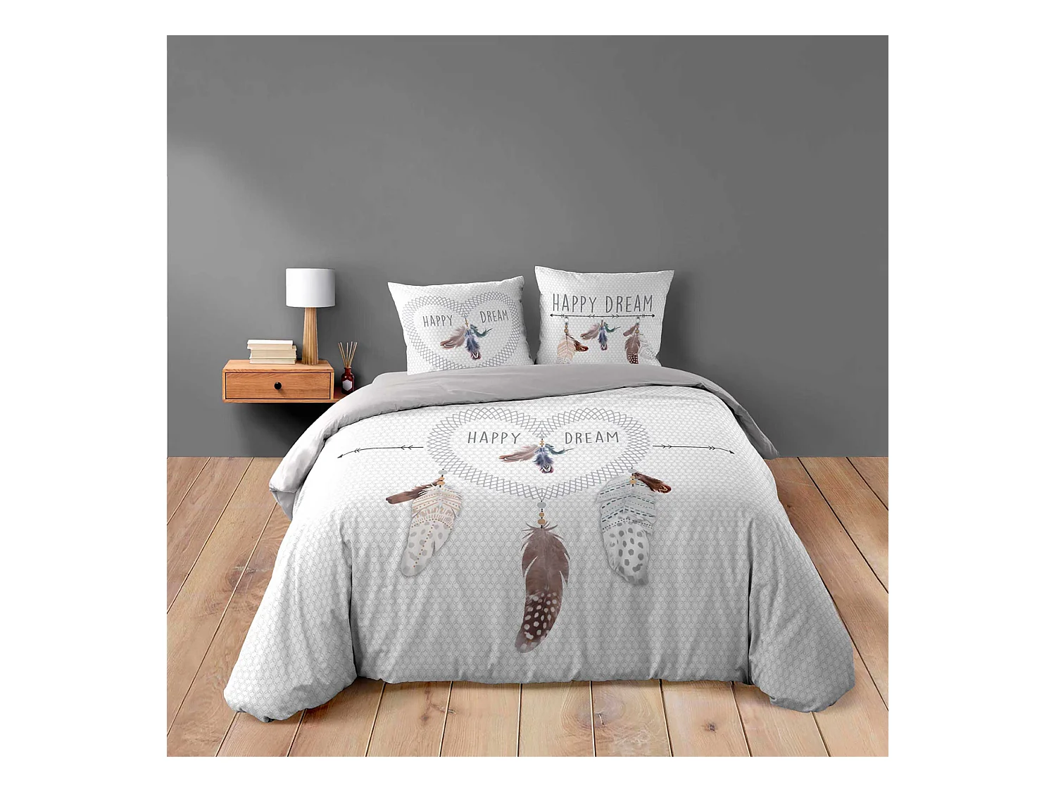 Housse de couette + taies 200 x 200 cm Happy Dreams