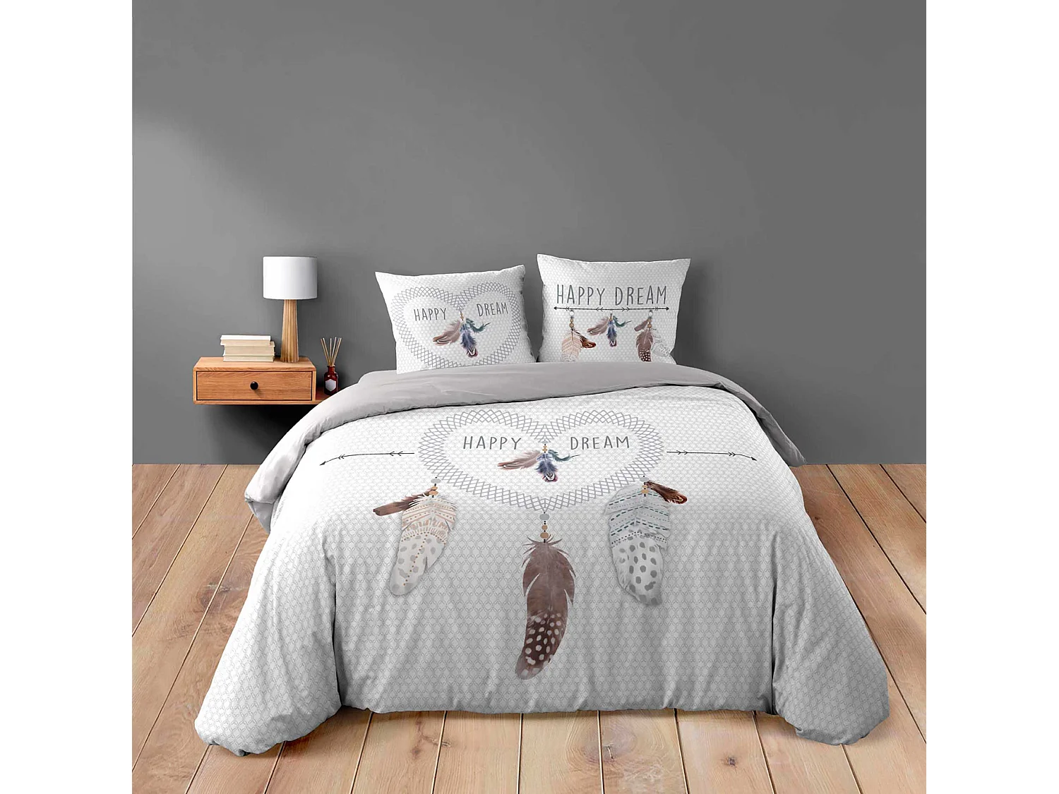 Housse de couette + taies 200 x 200 cm Happy Dreams