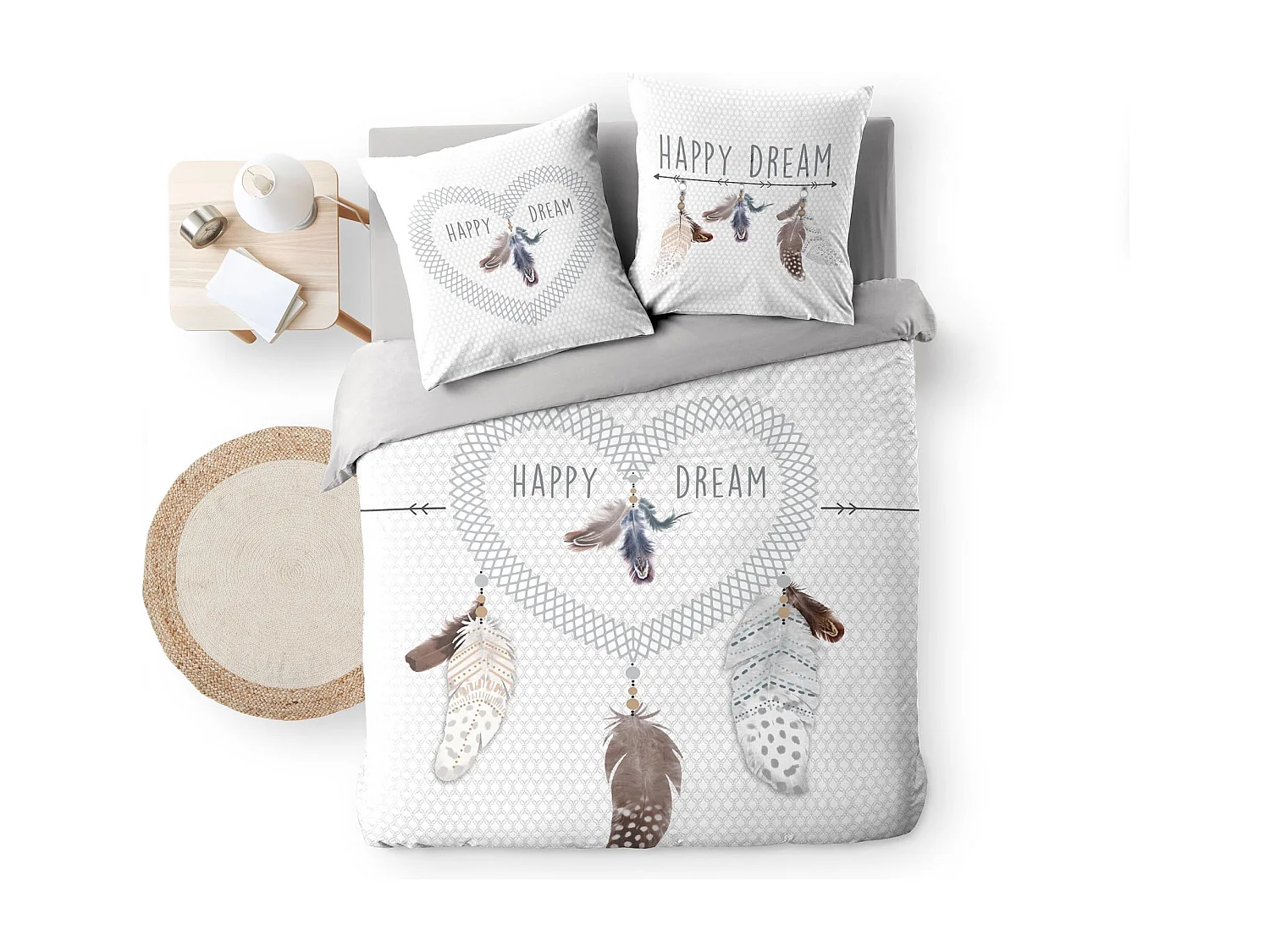Housse de couette + taies 200 x 200 cm Happy Dreams