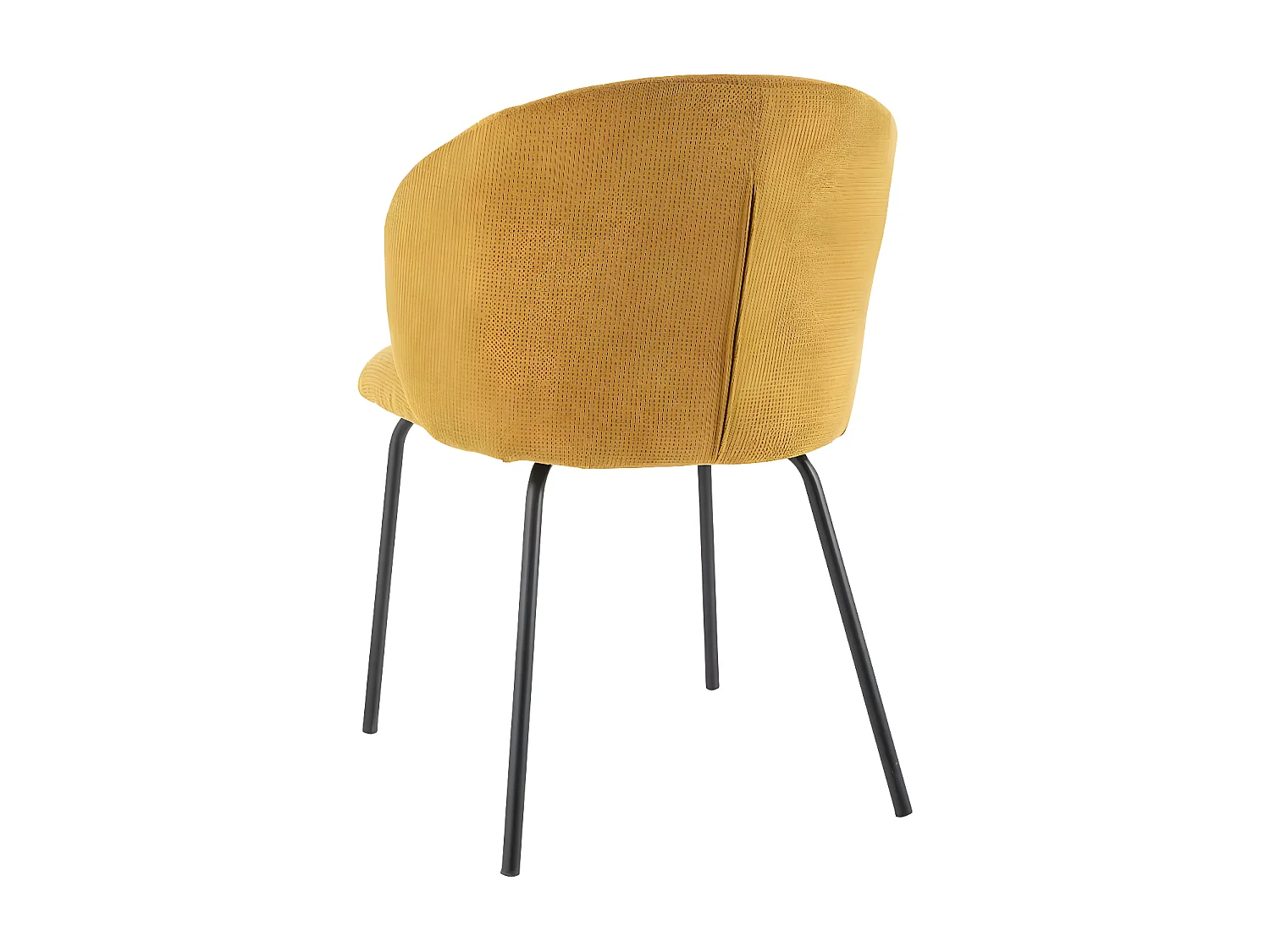 Chaise Kevin/Tissu/Orange