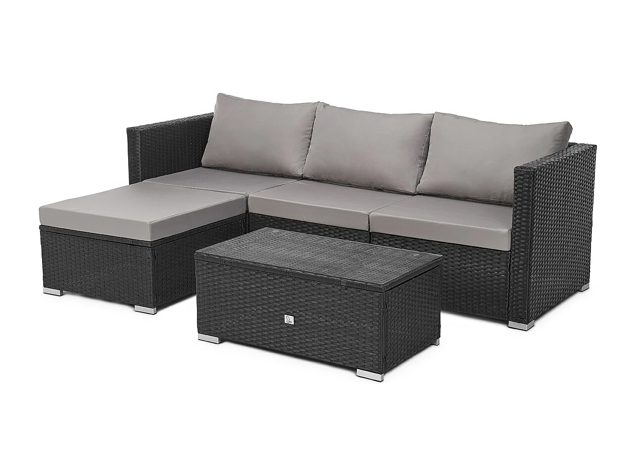 PolyRattan Canapé de jardin