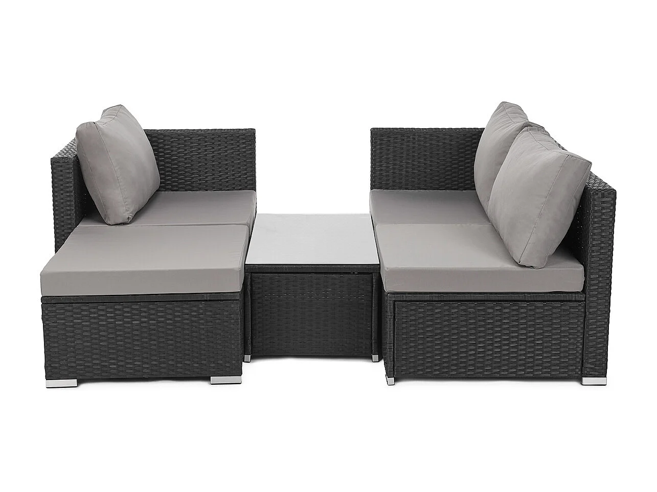 PolyRattan Canapé de jardin