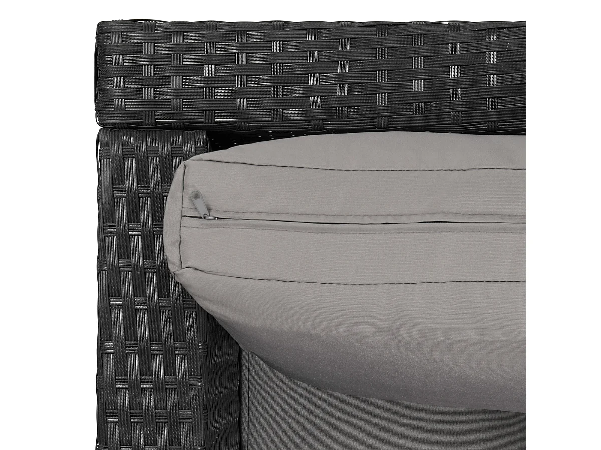 PolyRattan Canapé de jardin