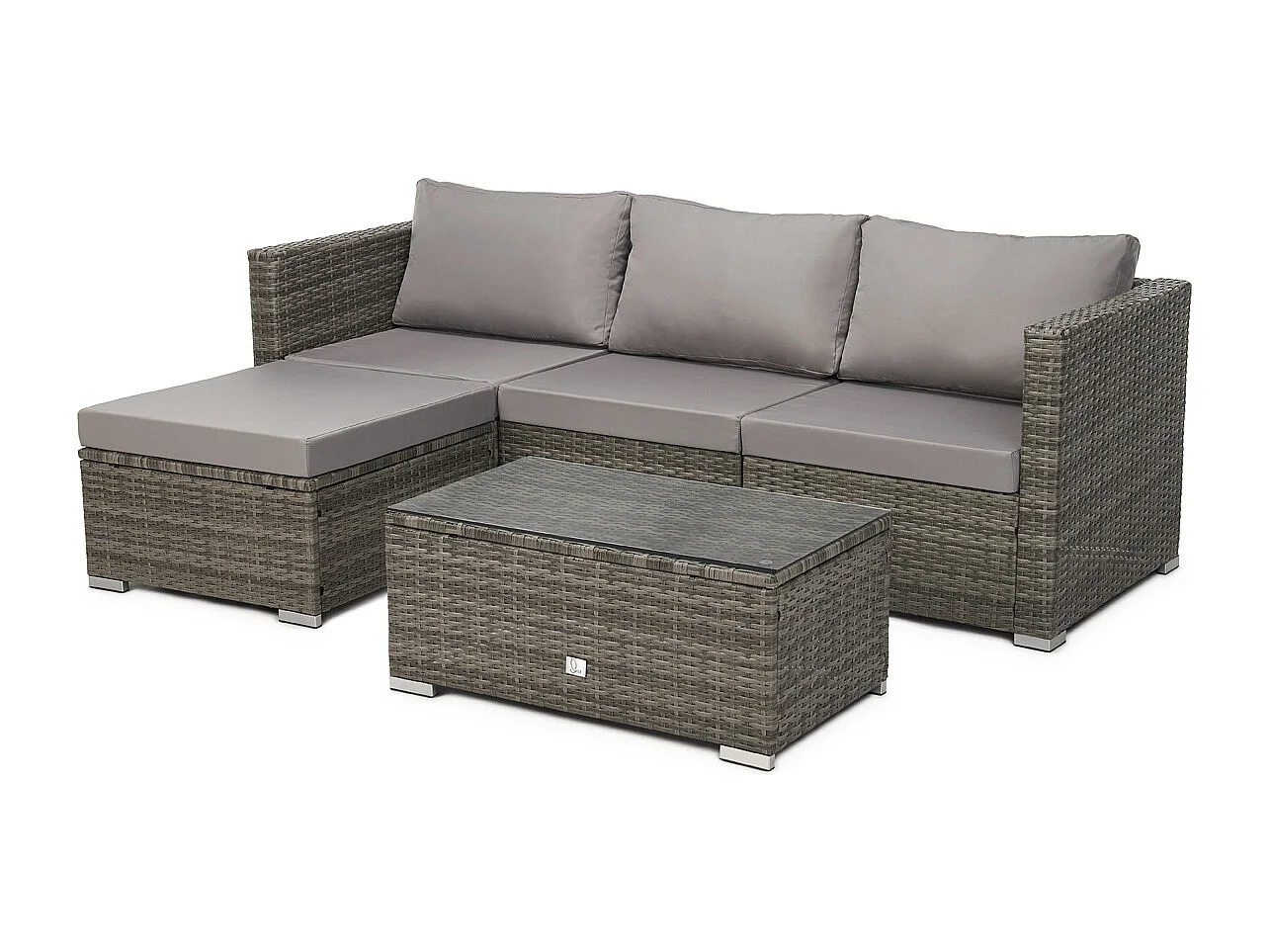 PolyRattan Canapé de jardin