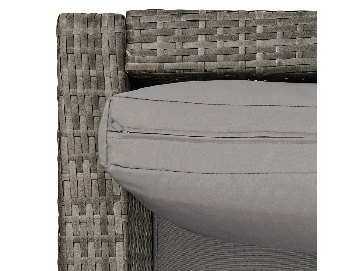 PolyRattan Canapé de jardin