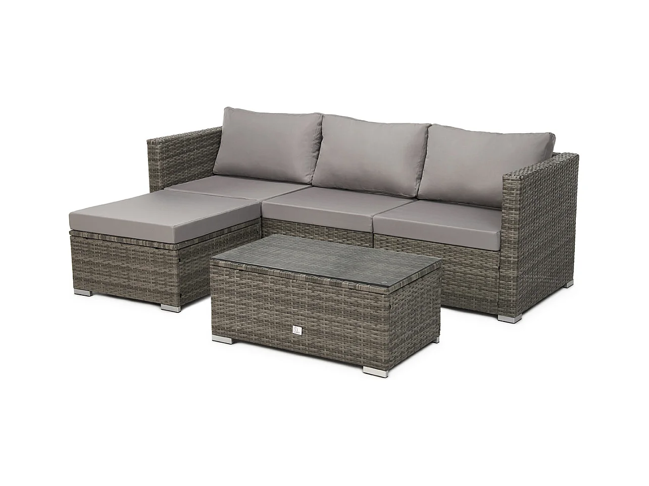 PolyRattan Canapé de jardin