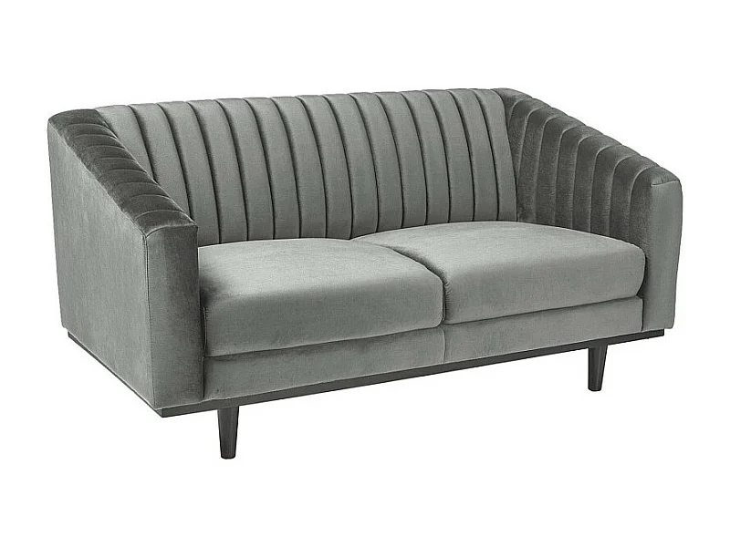 Sofa ASPREY VELVET 2 szara