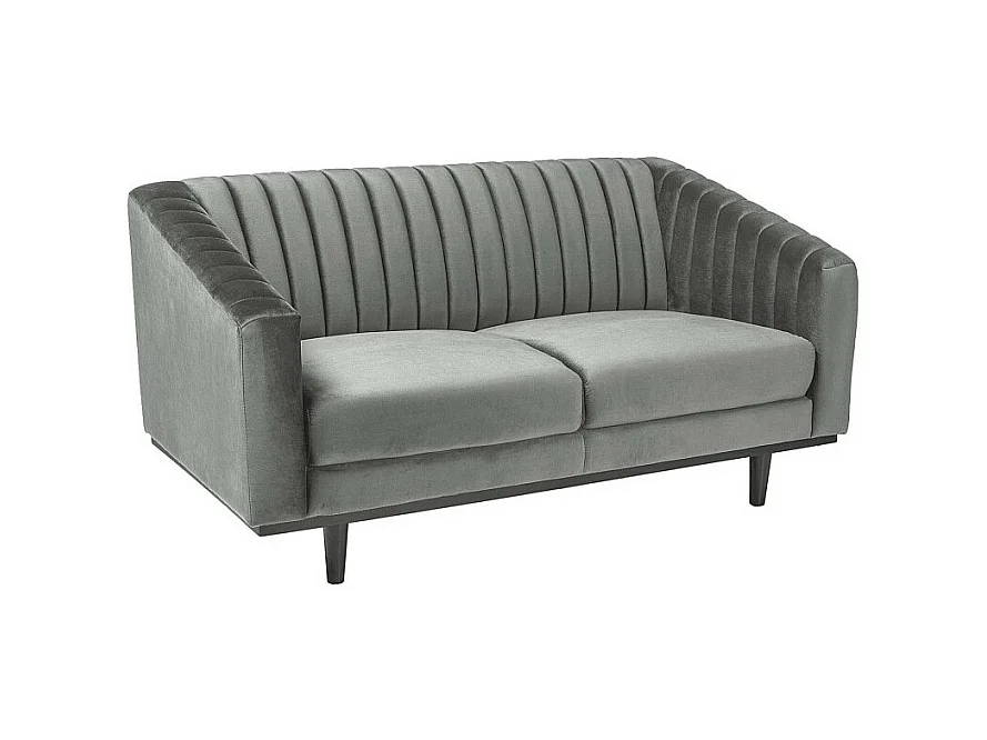 Sofa ASPREY VELVET 2 szara