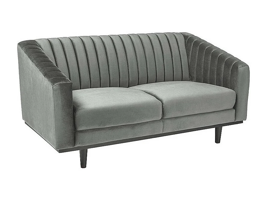 Sofa ASPREY VELVET 2 szara