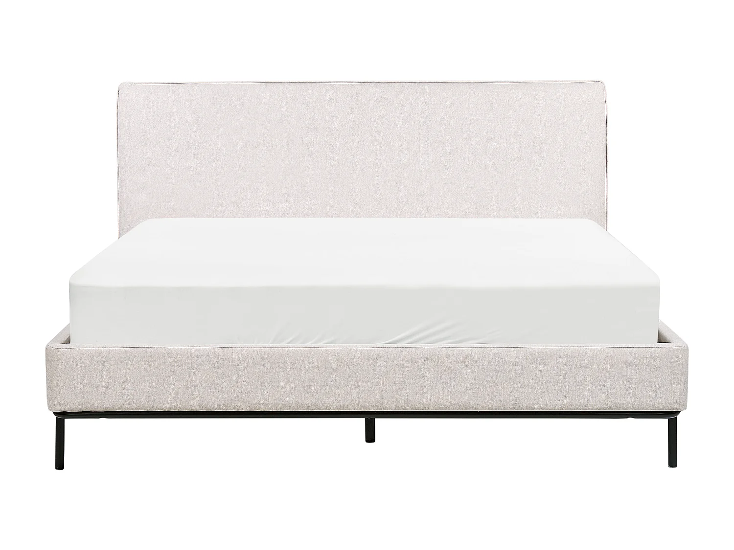 Cama Tecido CORIO 160 x 200 cm Creme