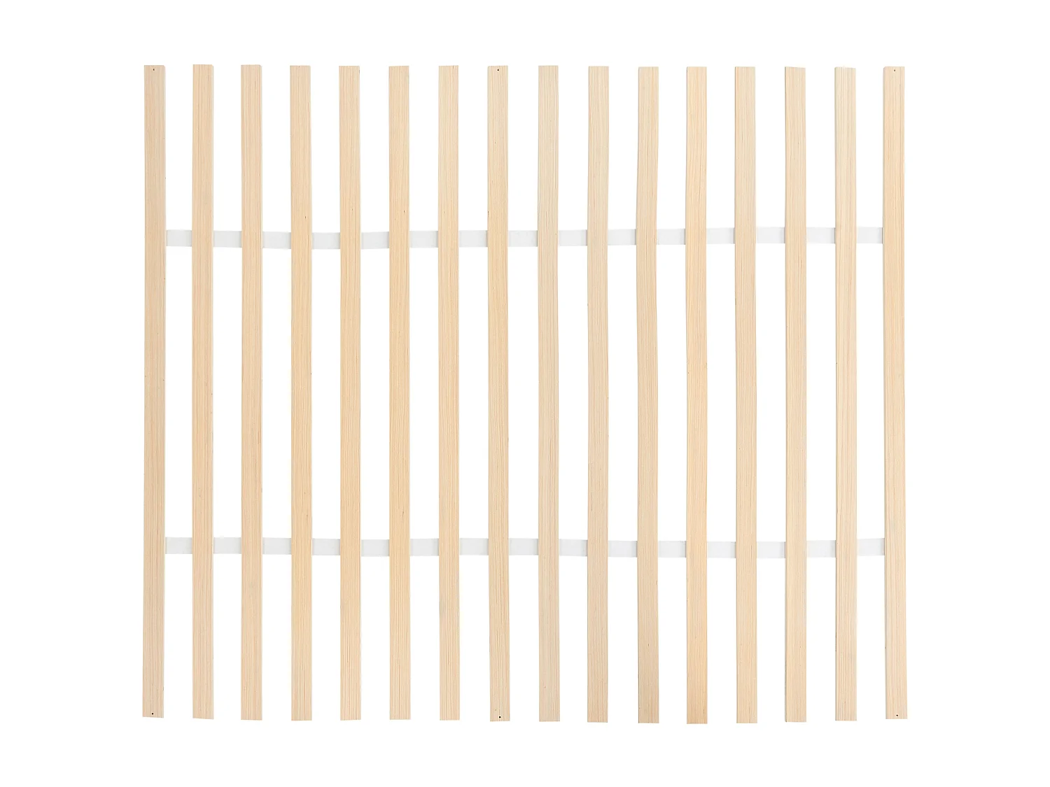 Lit avec sommier Tissu CORIO 160 x 200 cm Crème
