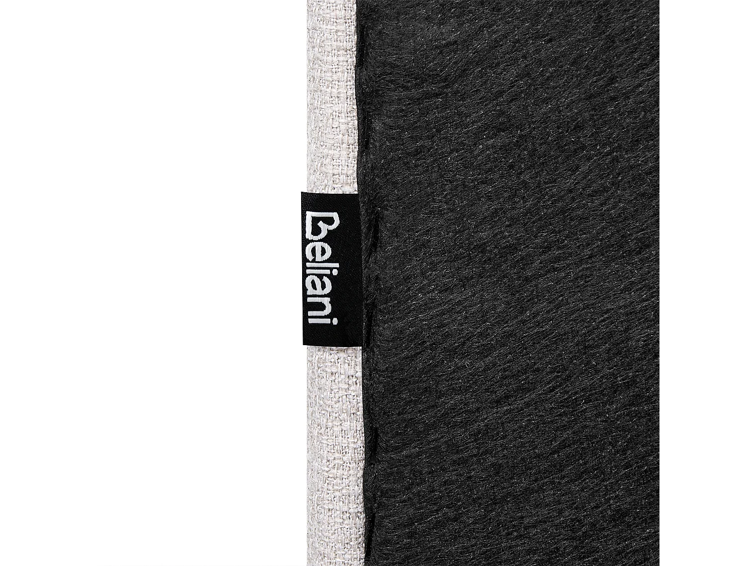 Letto Tessuto CORIO 140 x 200 cm Crema