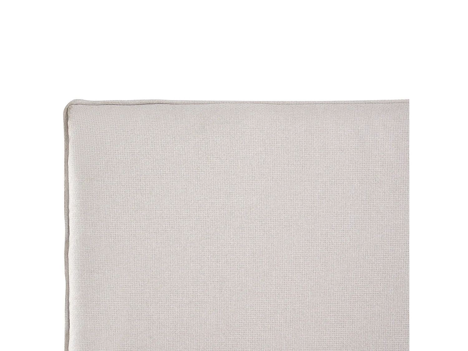 Lit avec sommier Tissu CORIO 140 x 200 cm Crème