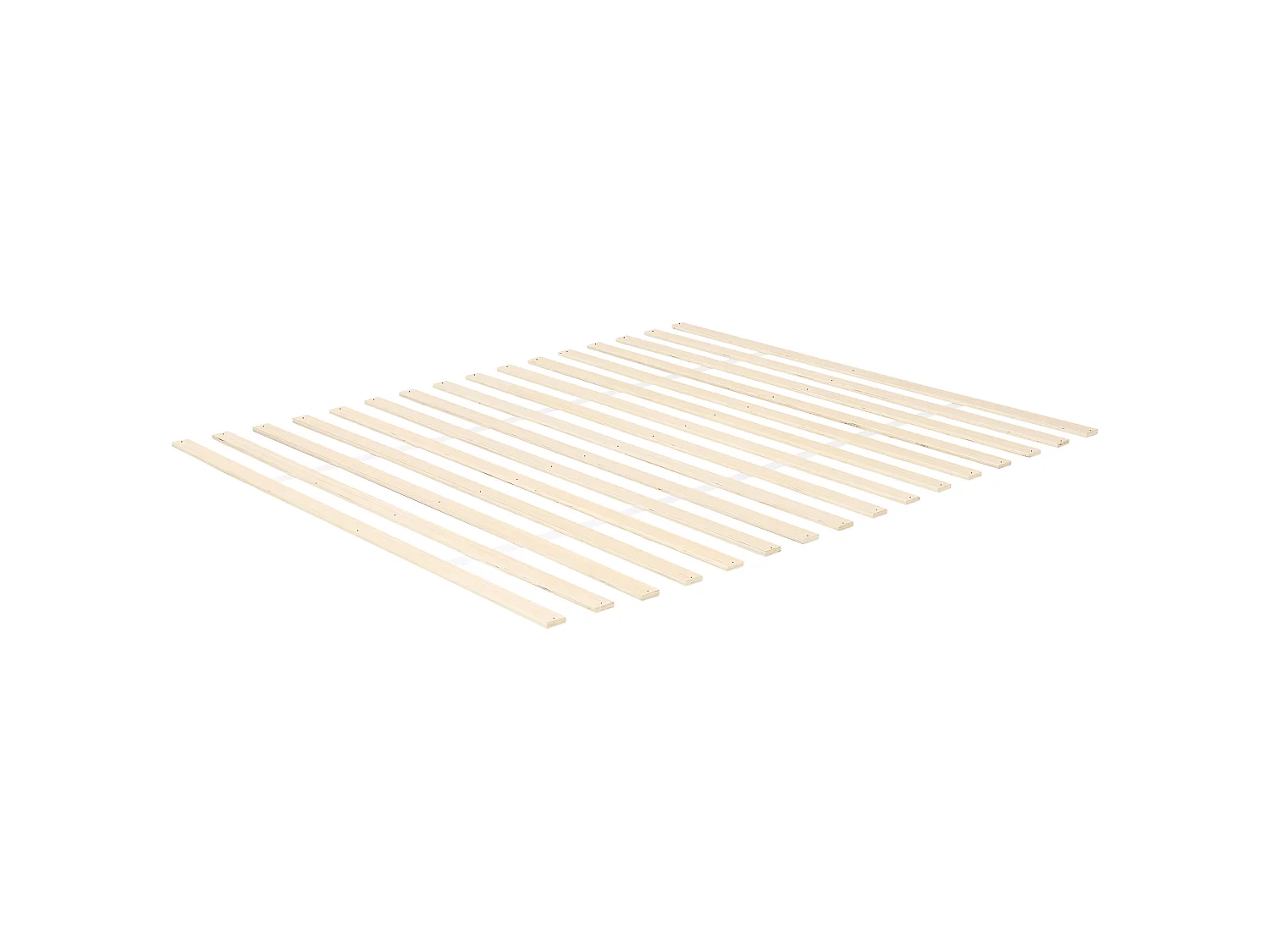 Lit avec sommier Tissu CORIO 140 x 200 cm Crème