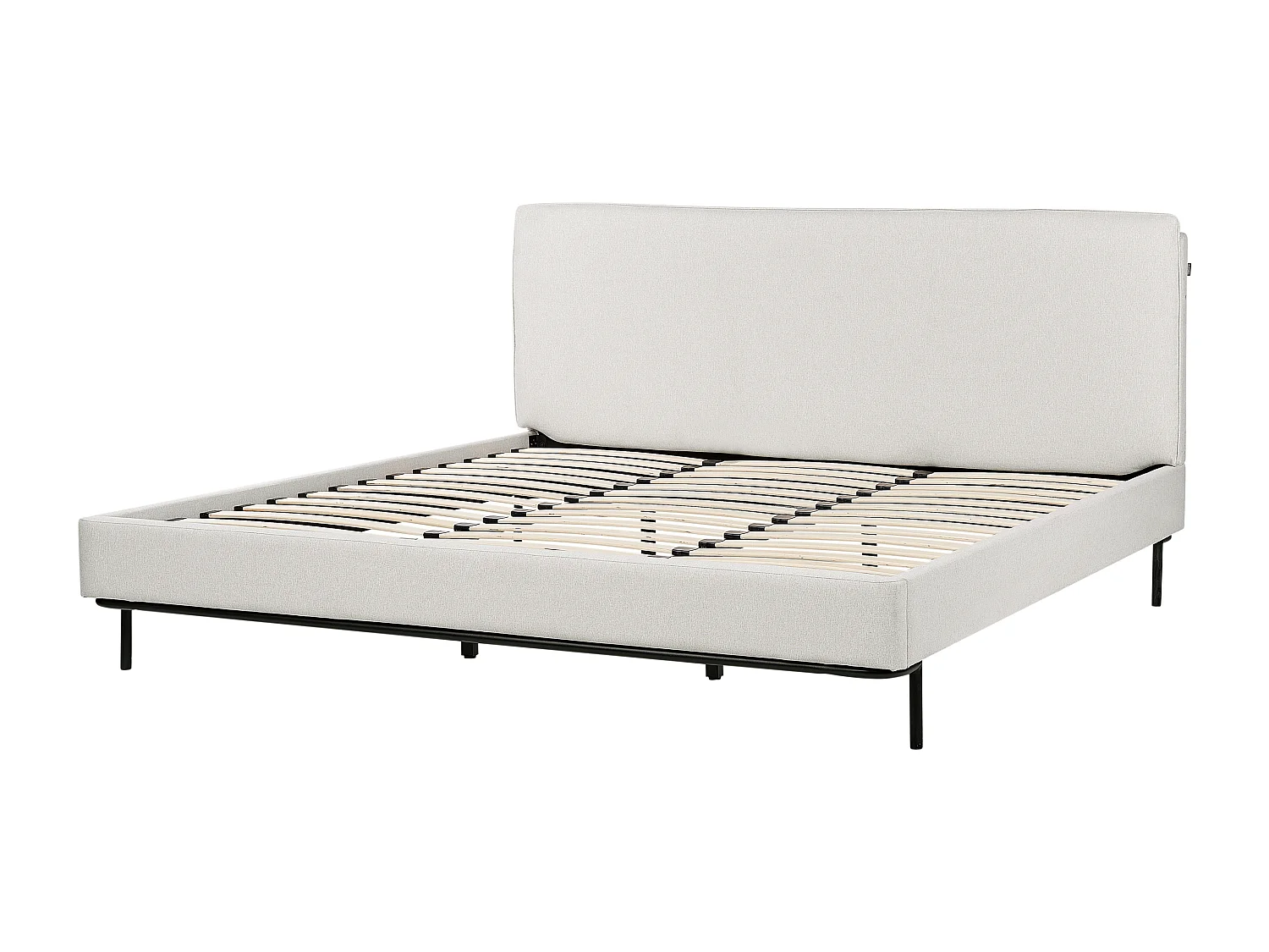 Bed Stof CORIO 180 x 200 cm Lichtgrijs