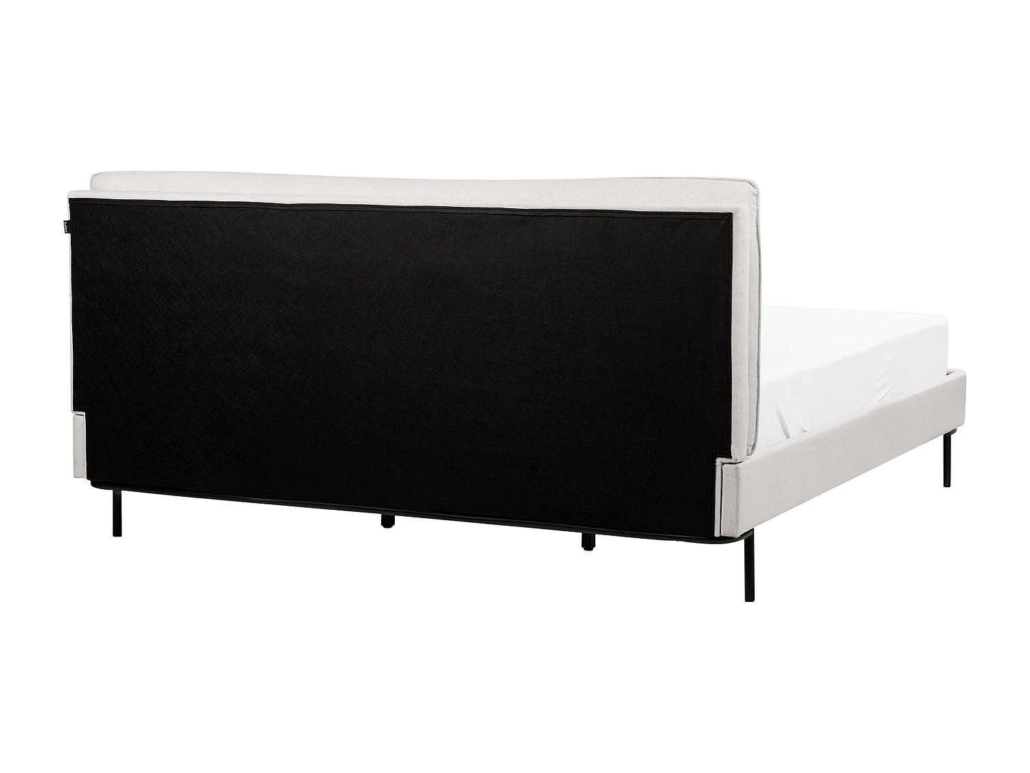Bed Stof CORIO 180 x 200 cm Lichtgrijs