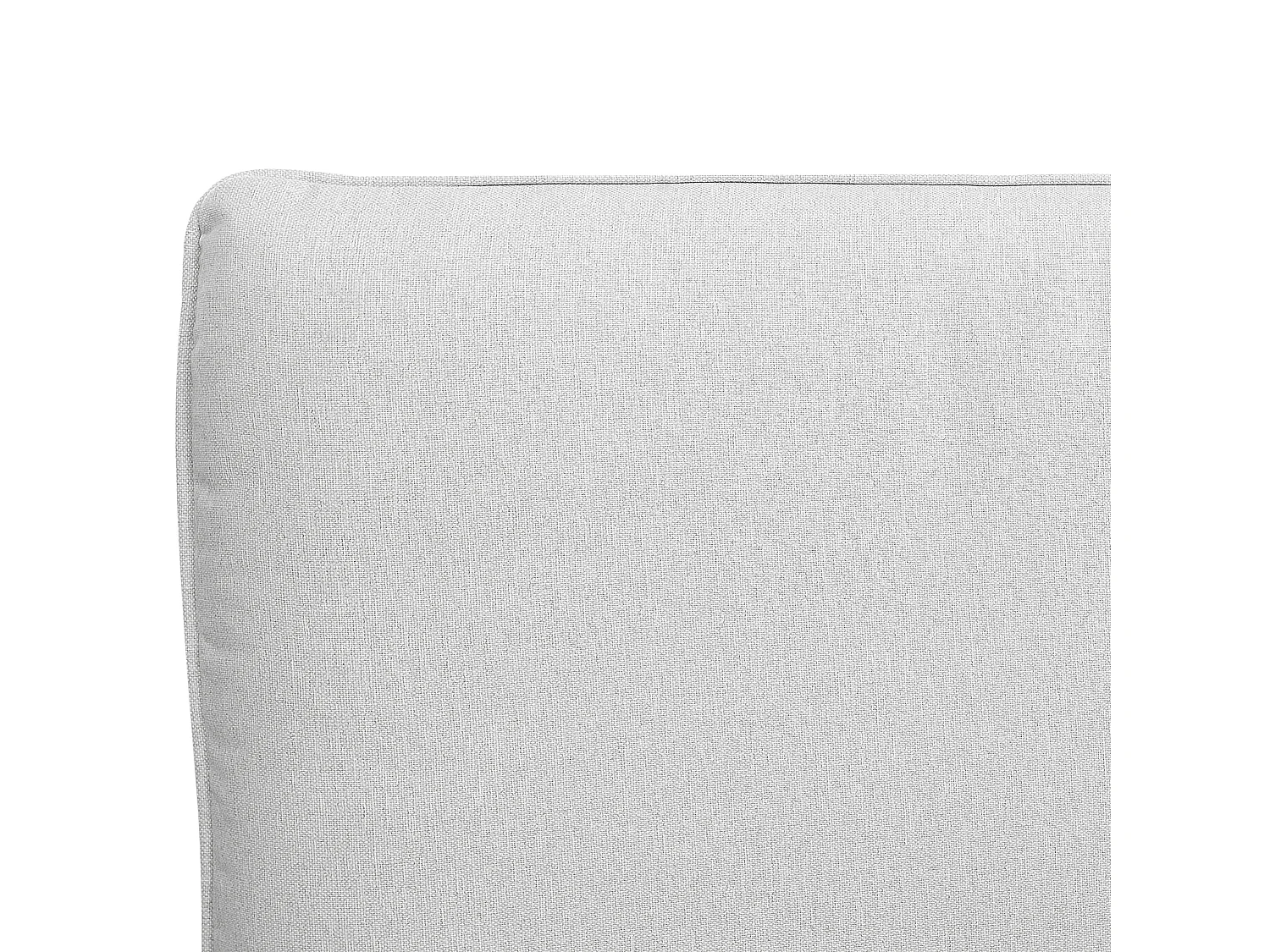 Bett mit Lattenrost Stoff CORIO 140 x 200 cm Hellgrau