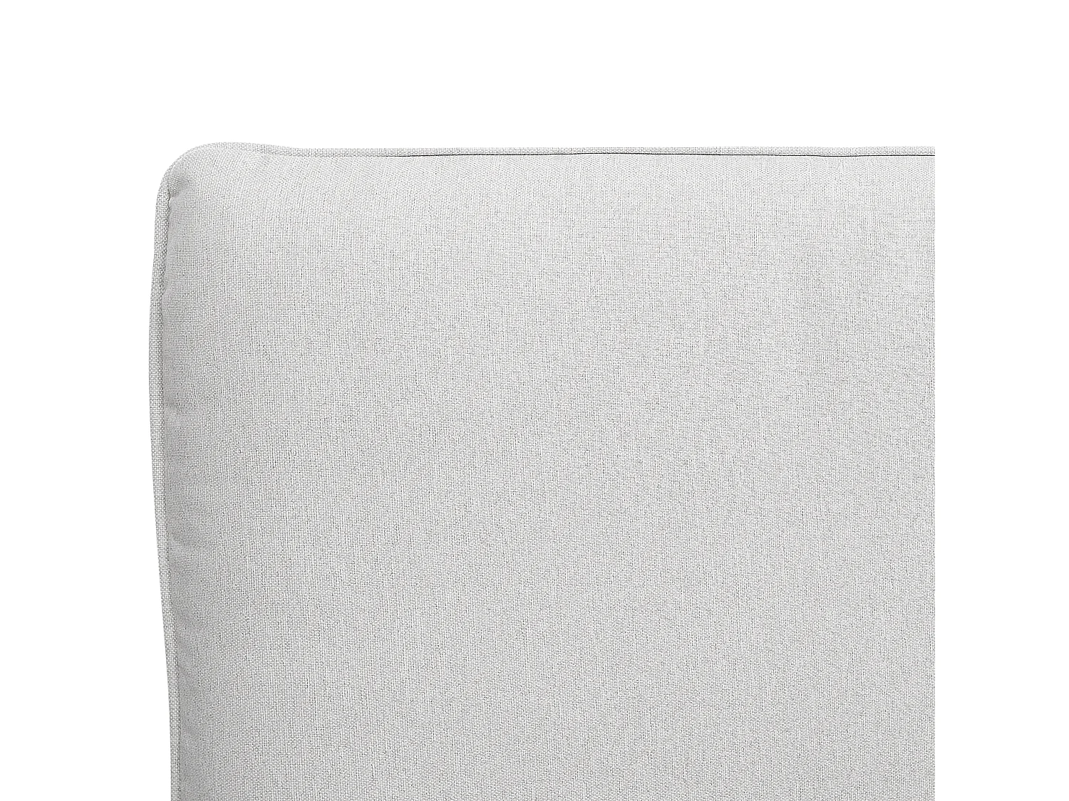 Bett mit Lattenrost Stoff CORIO 160 x 200 cm Hellgrau