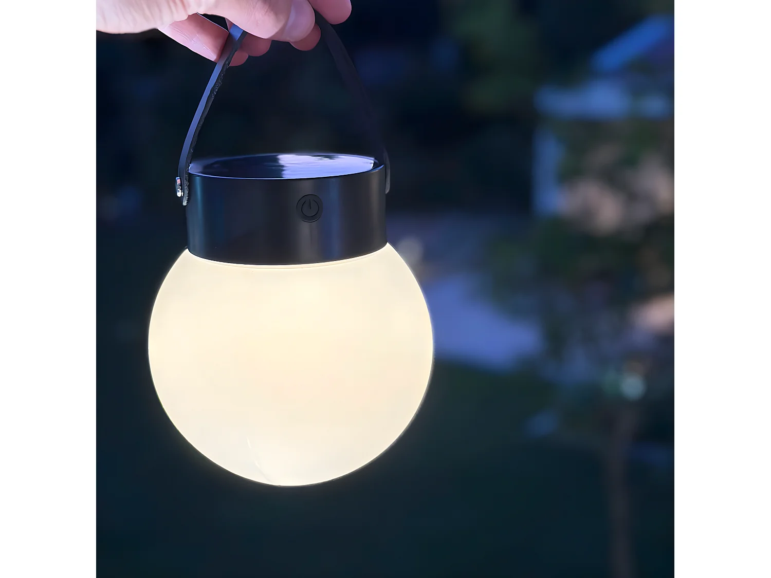 Lamp op zonne-energie H23 cm GLOBY