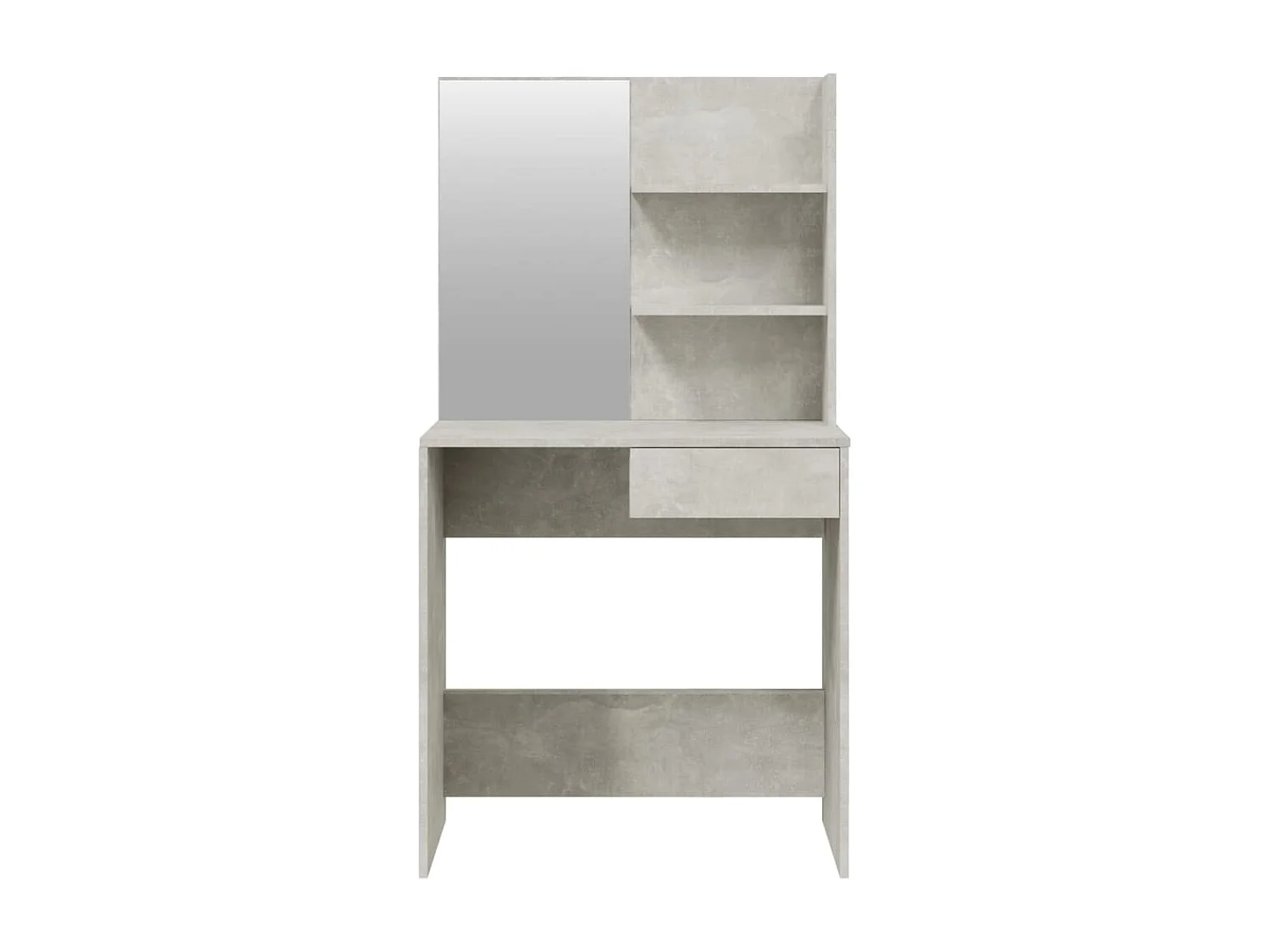 Ensemble de coiffeuse design grise 74.5 x 40 x 141 cm 02_0006293