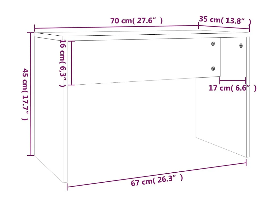 Ensemble de coiffeuse design grise 74.5 x 40 x 141 cm 02_0006293