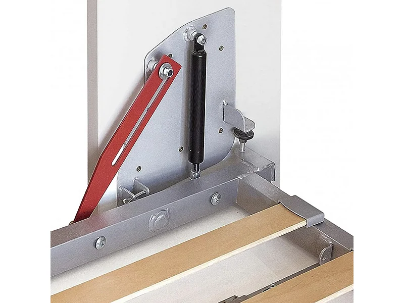 Klappbett vertikal weiß 90x190cm