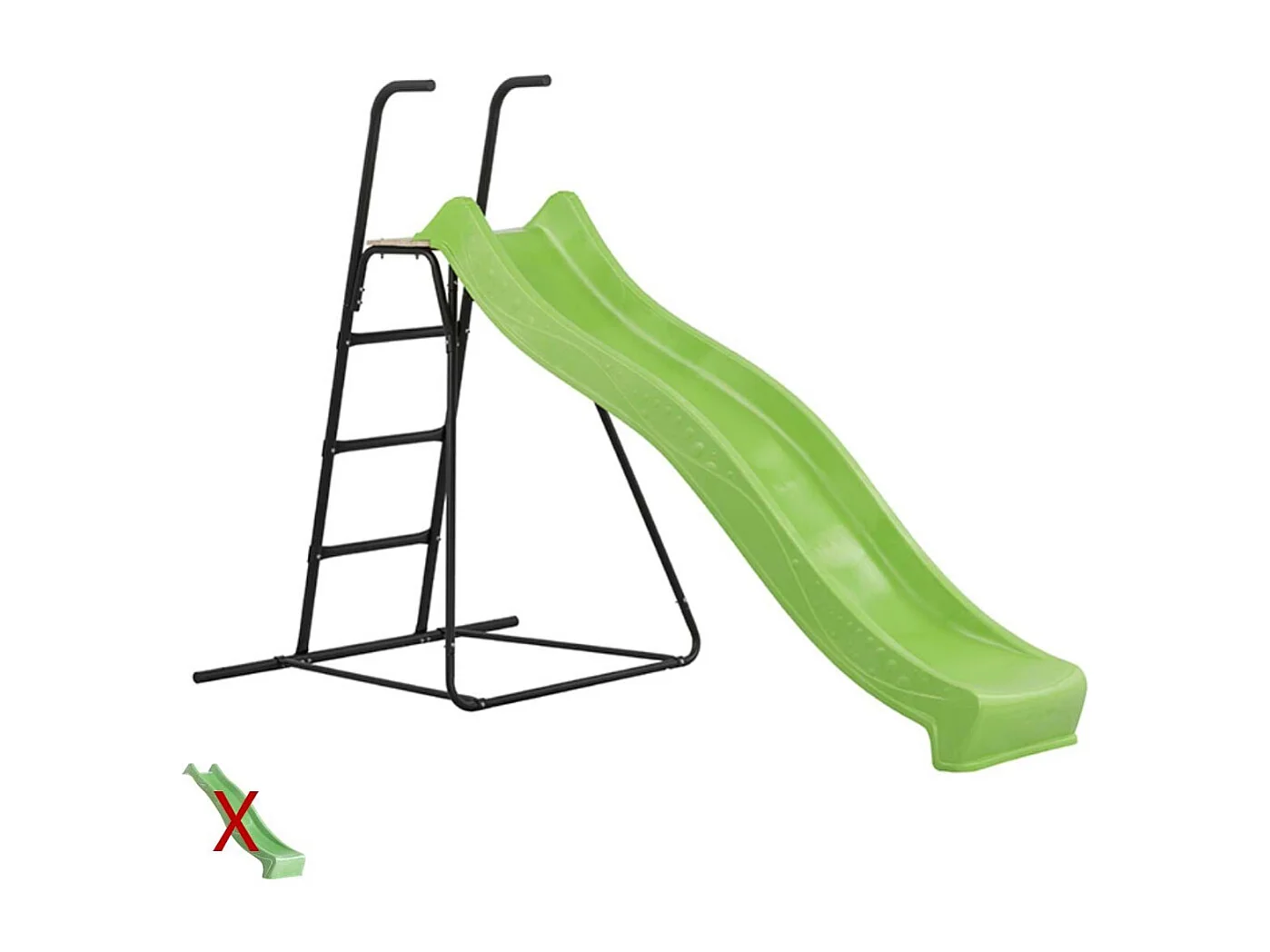 Structure toboggan pour glissière 1.2 m