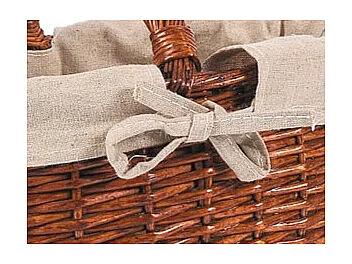 Panier enfant ovale en osier et jute