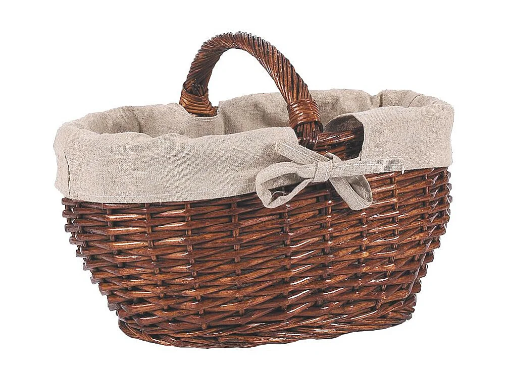 Panier enfant ovale en osier et jute