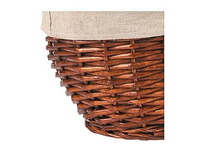 Panier enfant ovale en osier et jute