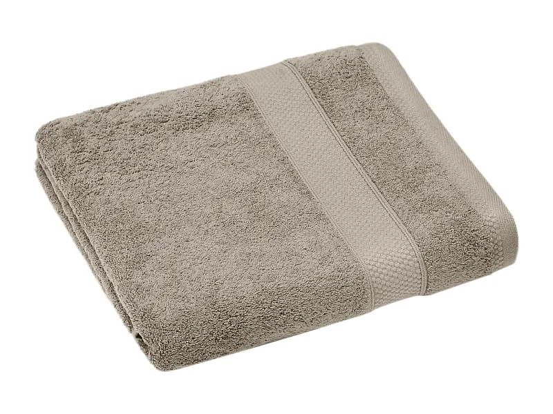 Drap de douche coton 550 g/m2 70x130 cm NAÏA beige Chanvre