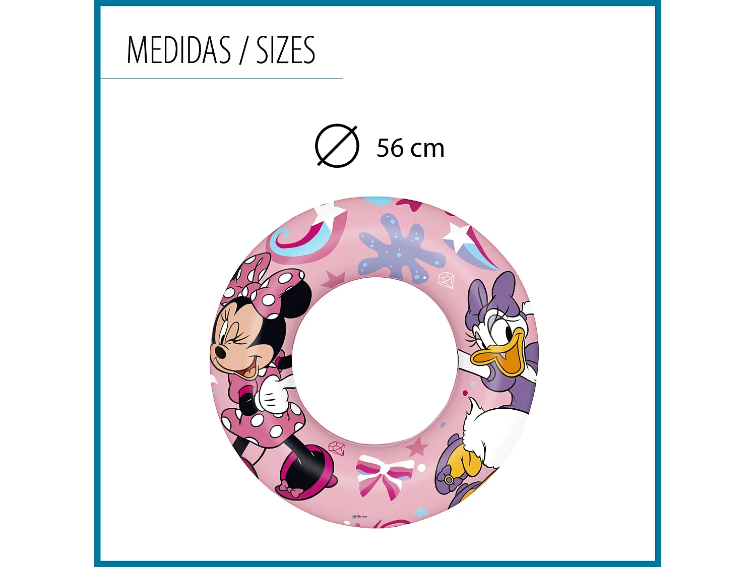 Bouée Gonflable pour Enfants de 3 à 6 ans Bestway 48 cm Design de Minnie Mouse Double Chambre à Air