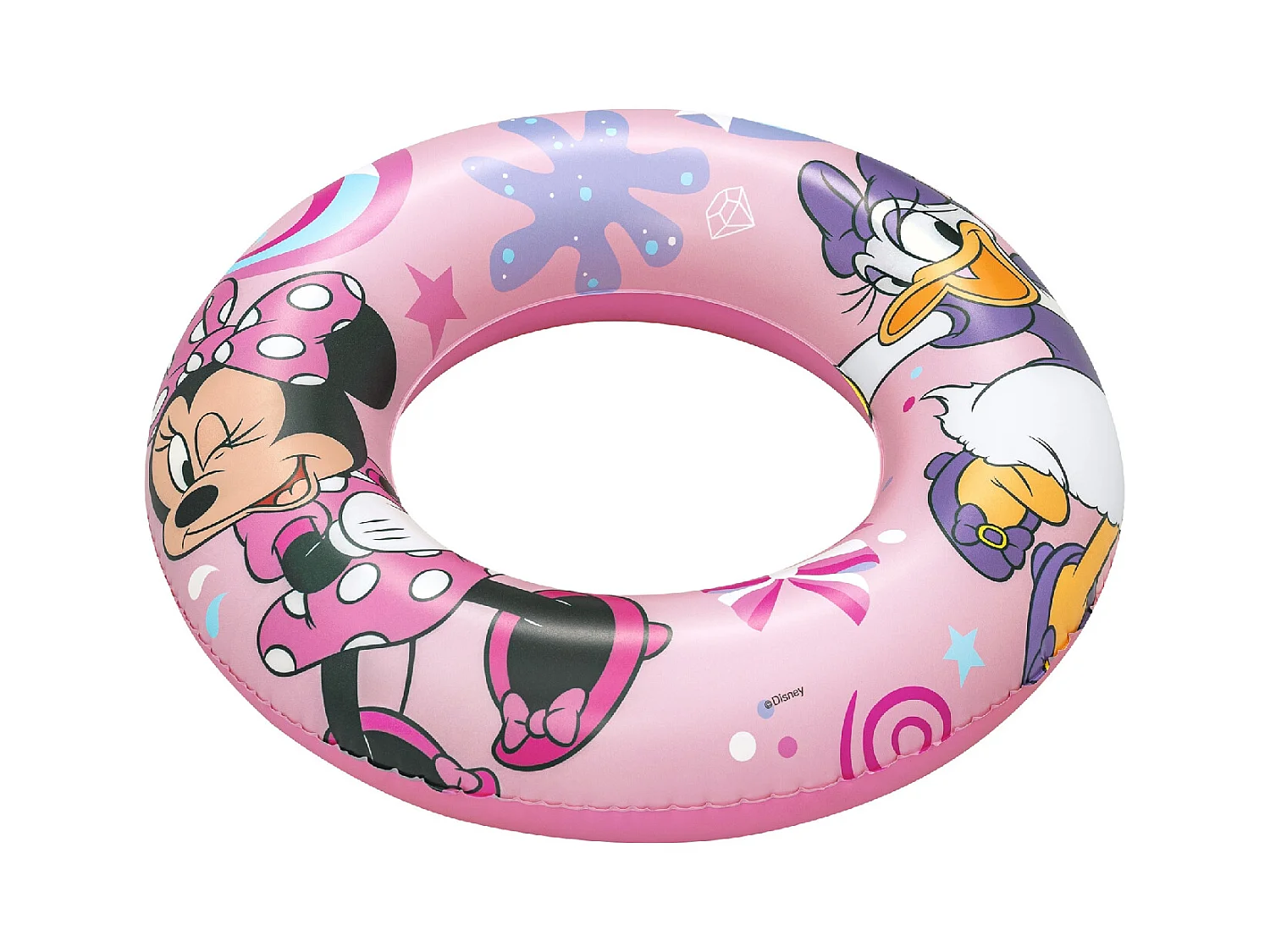 Bouée Gonflable pour Enfants de 3 à 6 ans Bestway 48 cm Design de Minnie Mouse Double Chambre à Air