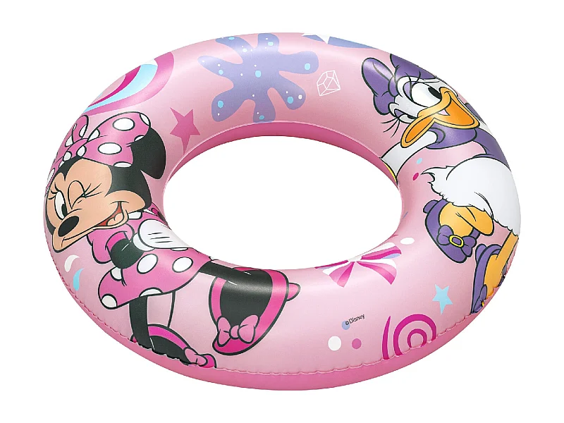 Bouée Gonflable pour Enfants de 3 à 6 ans Bestway 48 cm Design de Minnie Mouse Double Chambre à Air