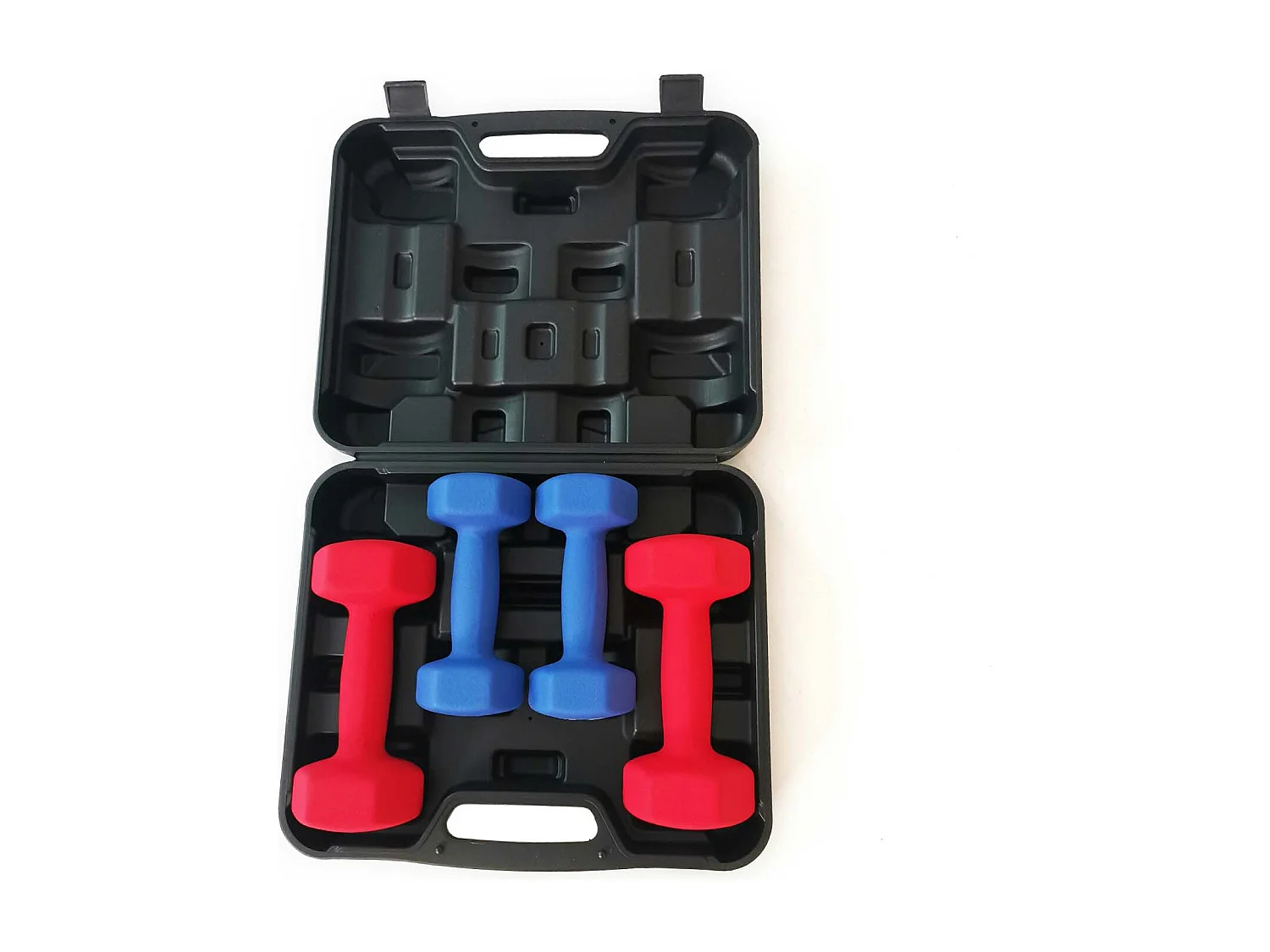 Set di 4 Manubri 16 kg Keboo Serie 500 2 Pesi da 5 kg e 2 da 3 kg