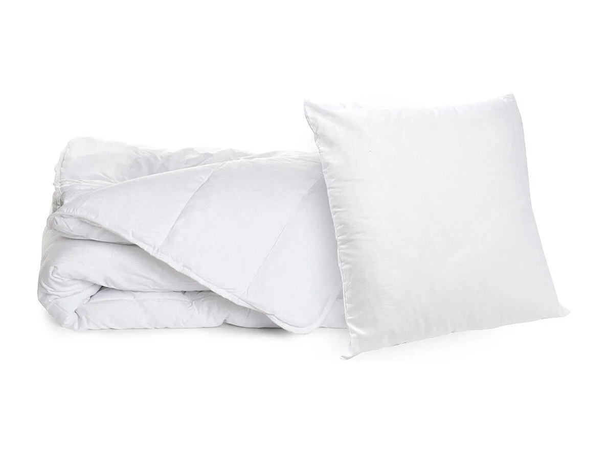 Pack Été Couette légère 140x200cm + Oreiller moelleux 60x60cm Anti-transpiration Topcool - 1 personne