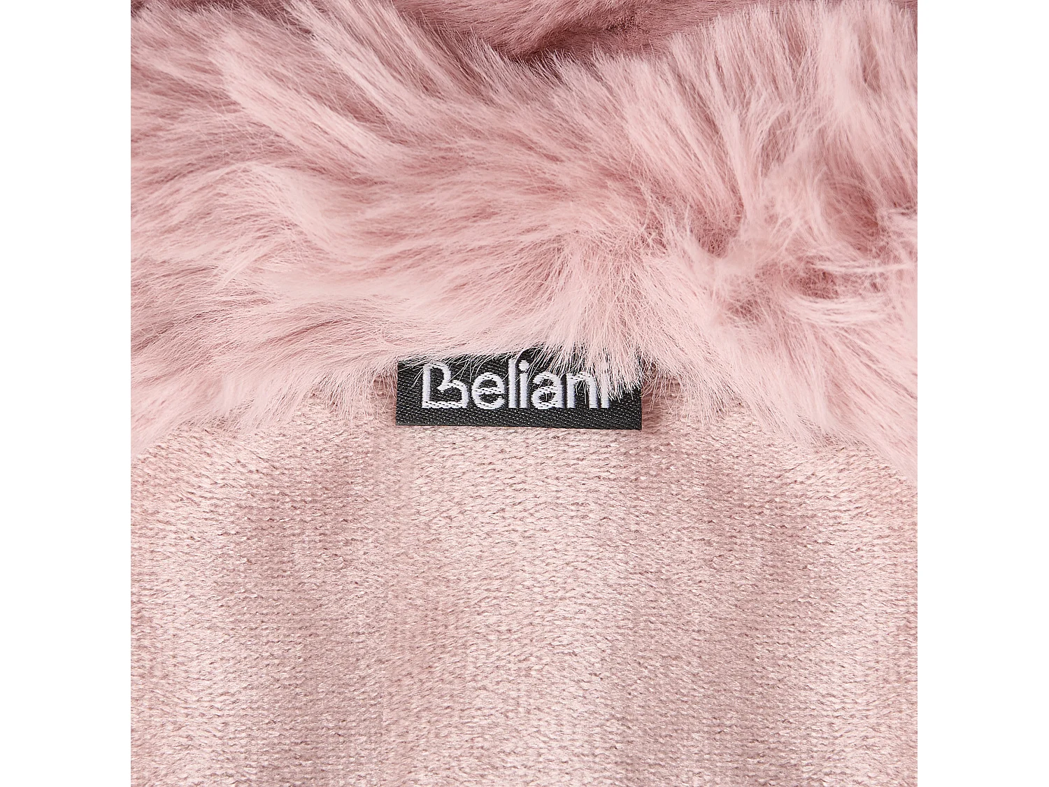 Couverture SALKA Fourrure synthétique 200 x 220 cm Rose pastel