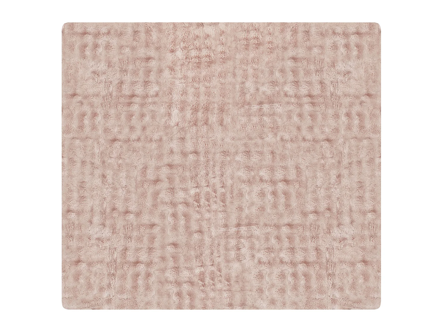 Blanket SALKA Faux Fur 200 x 220 cm Pastel Pink
